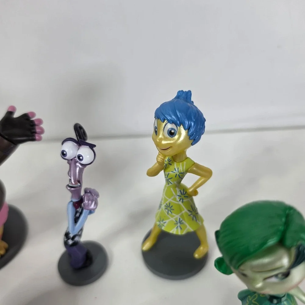 Disney Store Inside Out Figure Play Set 6 Pack Bing Bong Joy Sadness Anger Toy